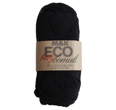 M&K Eco babybomull Svart - 900-890