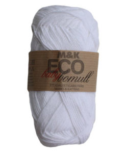 M&K Eco babybomull Vit - 912-879