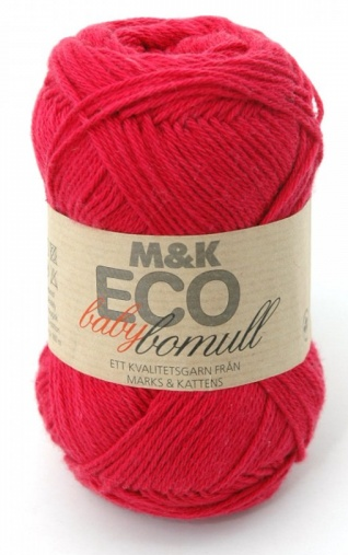 M&K Eco babybomull Röd – 905-2045