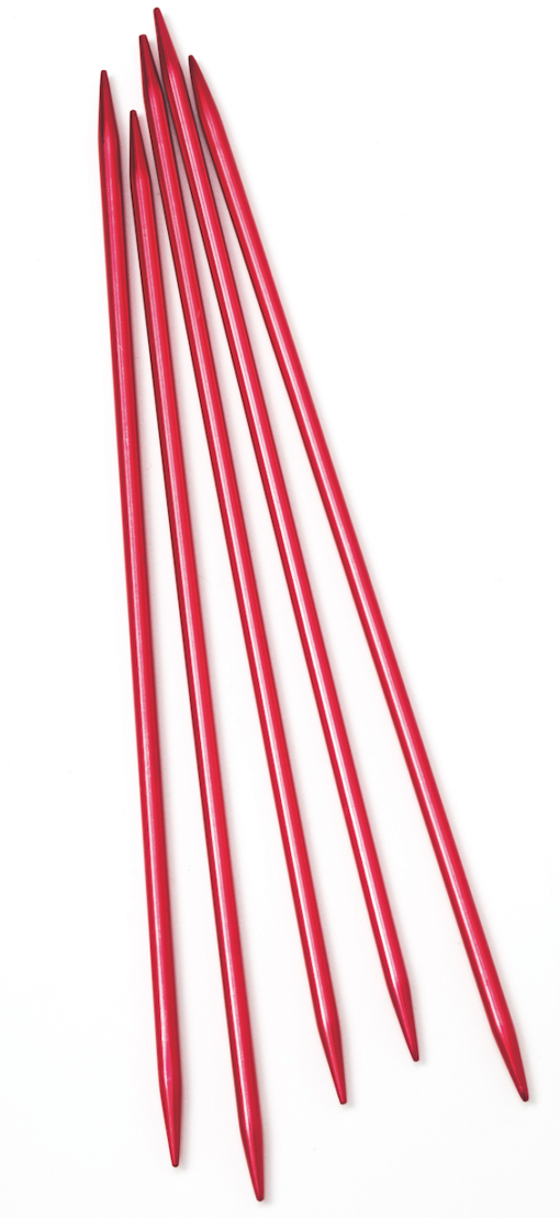 Strumpstickor 4.5mm 20cm Röd Alum – 86025-2116