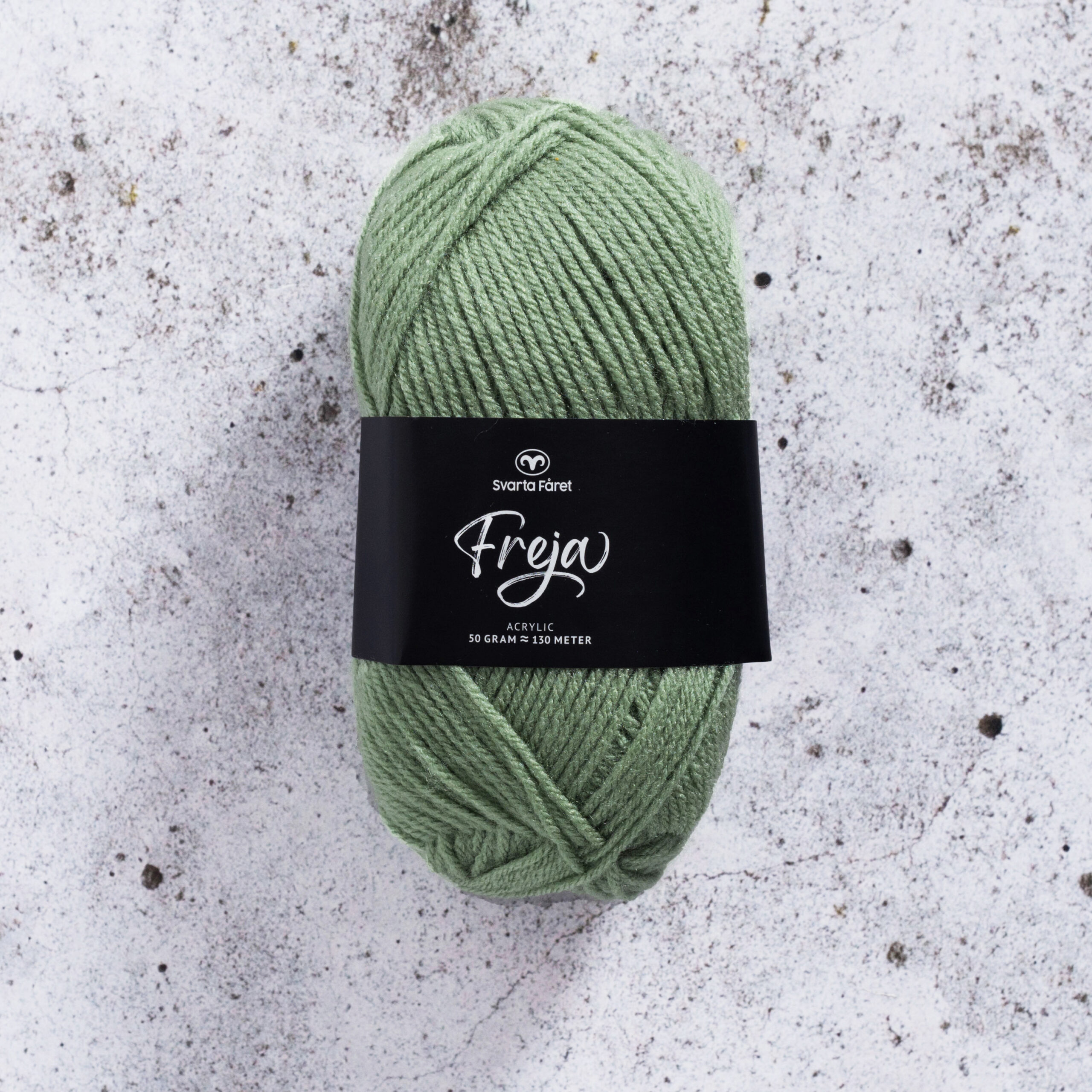 Freja Sage Green - 85 Freja 100% Akryl Garntorget Svarta Fåret. Freja akrylgarn finns i många vackra färger och nyanser ett perfekt garn för den som är känslig mot ull.Freja finns i många härliga färger, klara färger som glädjer omgivningen. Kvalitén är hög.