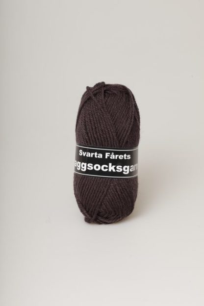 Raggsocksgarn Brun