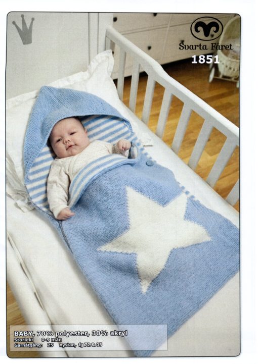 Svarta Fåret Baby 70% Polyester, 30% Akryl Baby Åkpose – 1851159