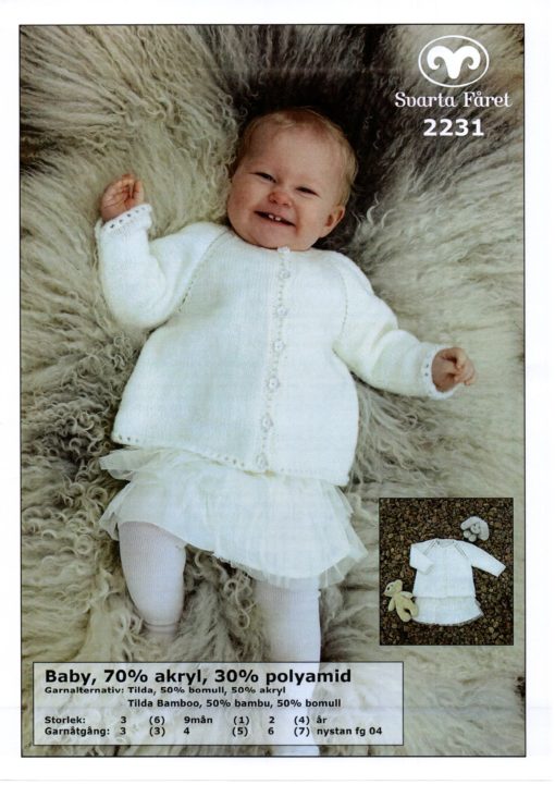 Svarta Fåret Baby 70% Polyester, 30% Akryl Babykofta – 2231162