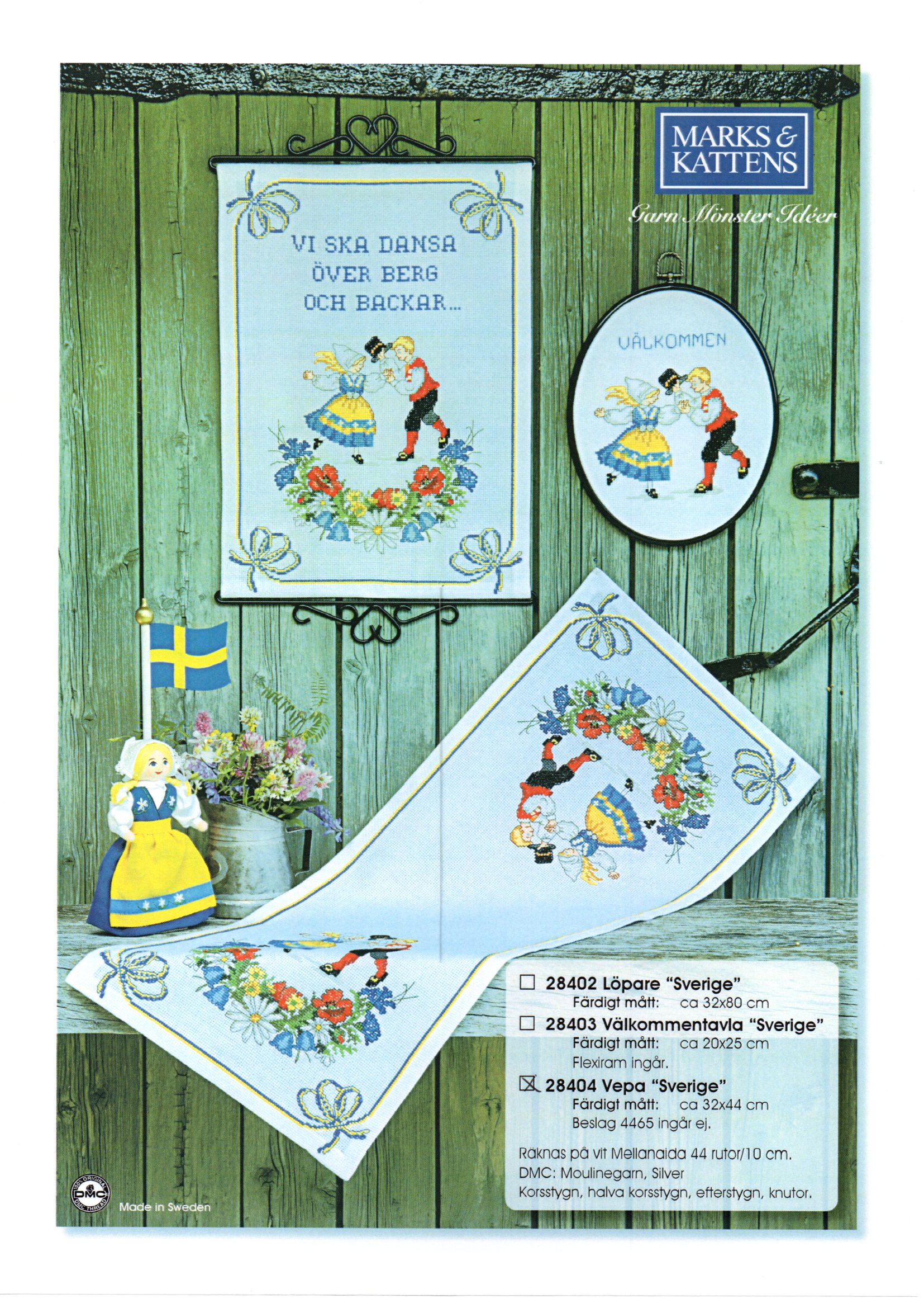 kanal dynasti jøde Marks & Kattens, Vepa, Sverige ca 32 x 44 cm 28404 - Garntorget