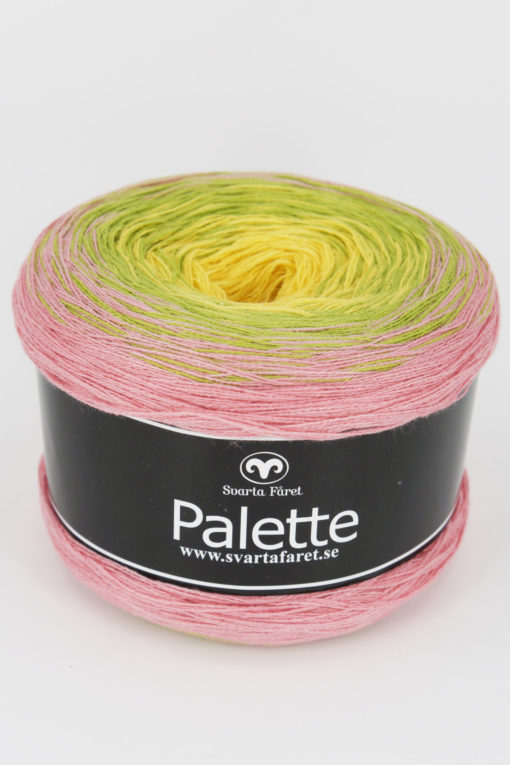 Palette  Gul/Grön/rosa