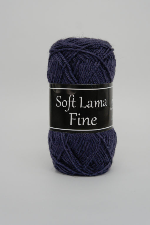 Soft Lama Fine Mörklila