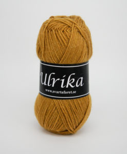 Garntorget Svarta Fåret Ulrika 100% Superwash Ull. Senapsgul - 34