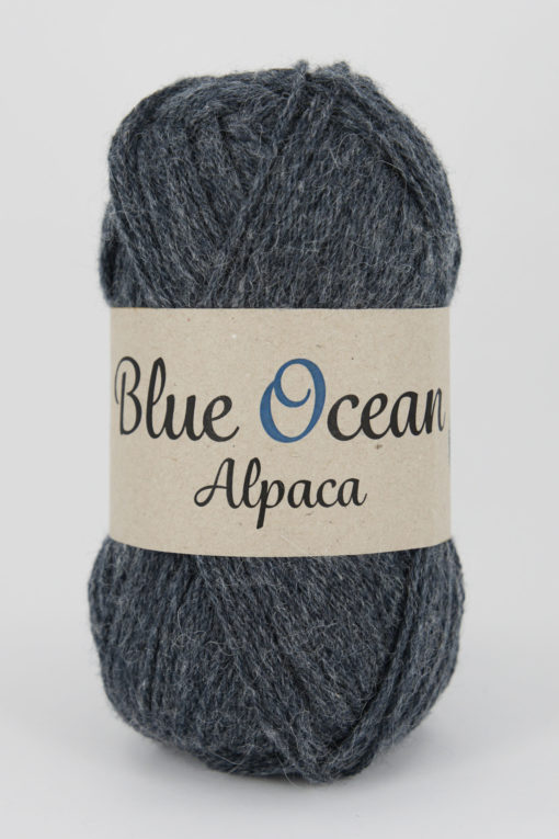 blue ocean alpaca, denimblå