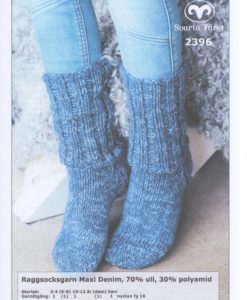 Raggsocksgarn Maxi Denim Sockor - 2396 - Garntorget